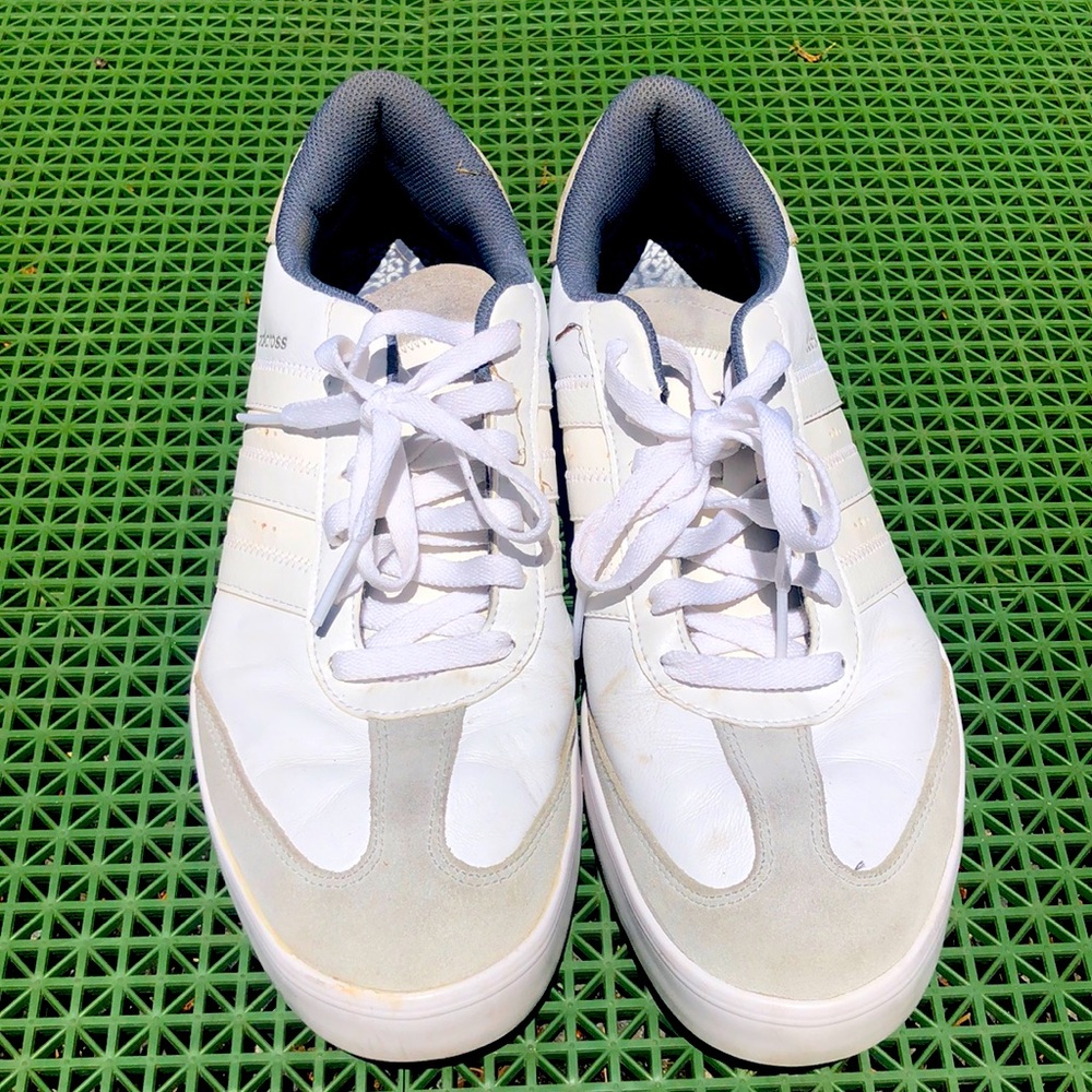 White adidas golf shoes